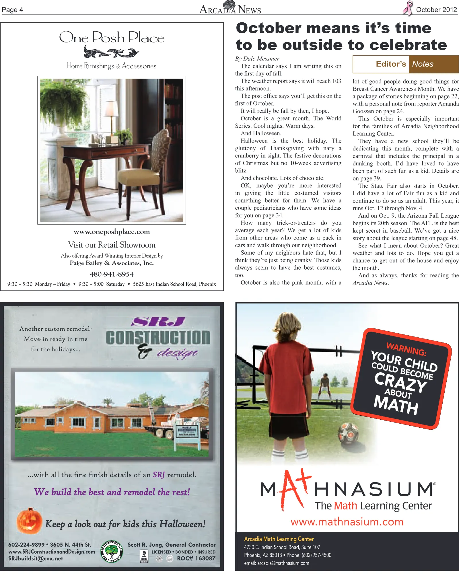 October 2012, page 4