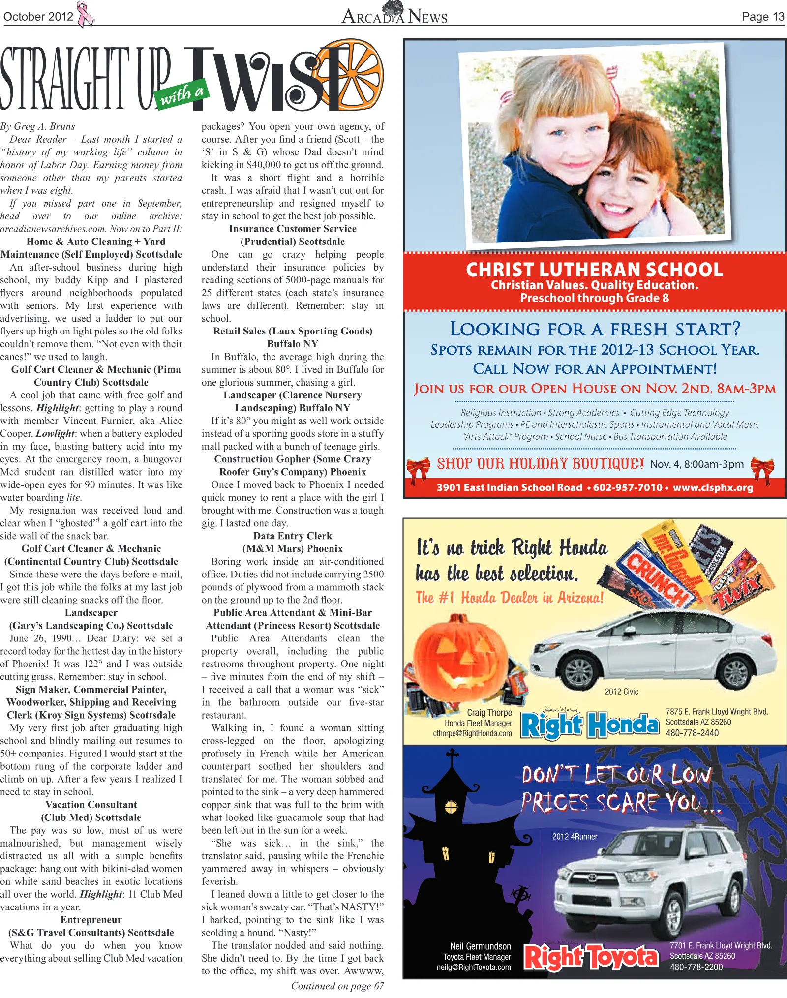 October 2012, page 13