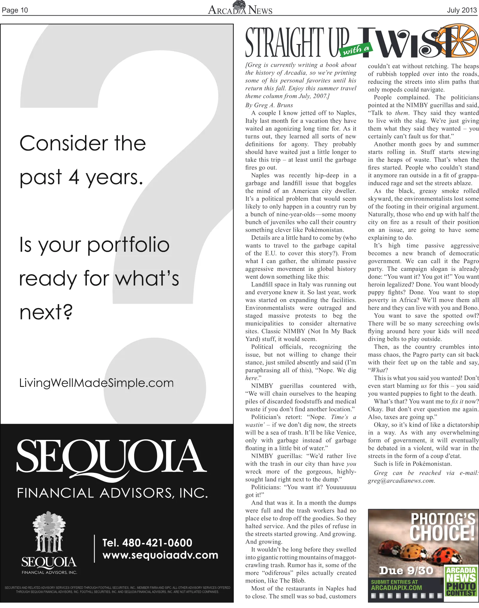 July 2013, page 10