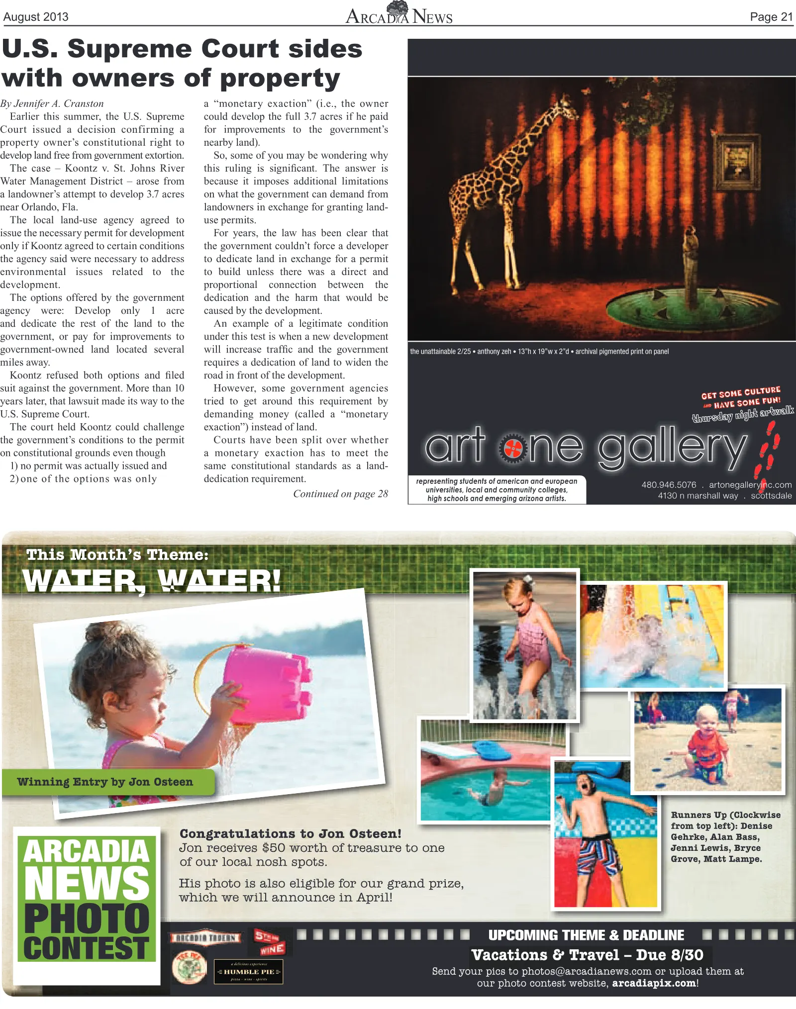 August 2013, page 21