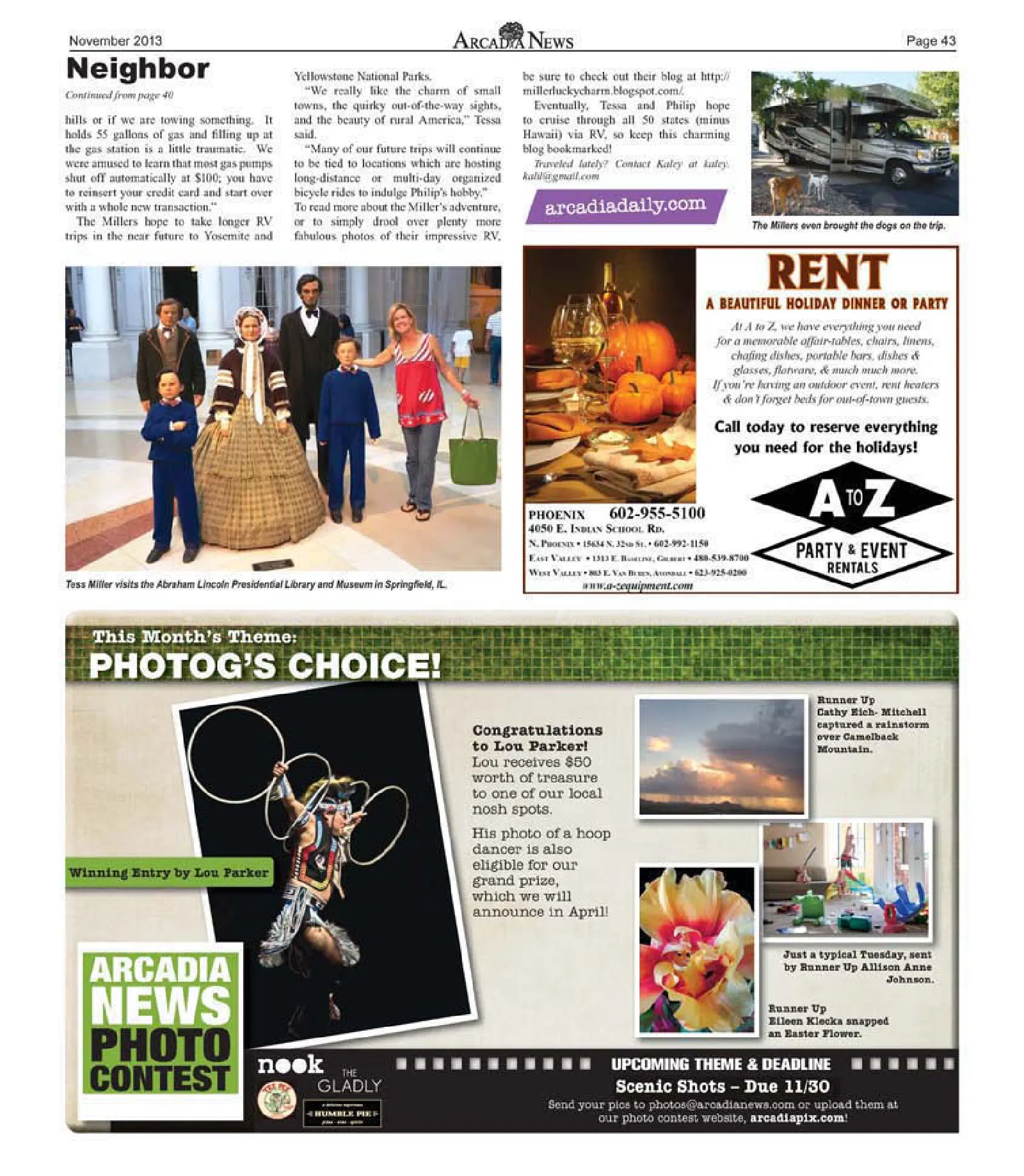 November 2013, page 43