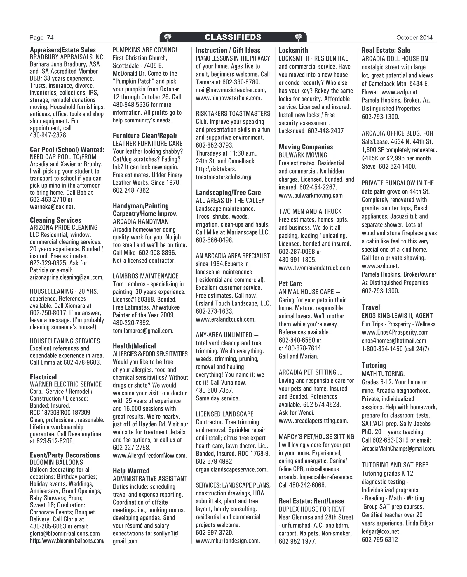 October 2014, page 74