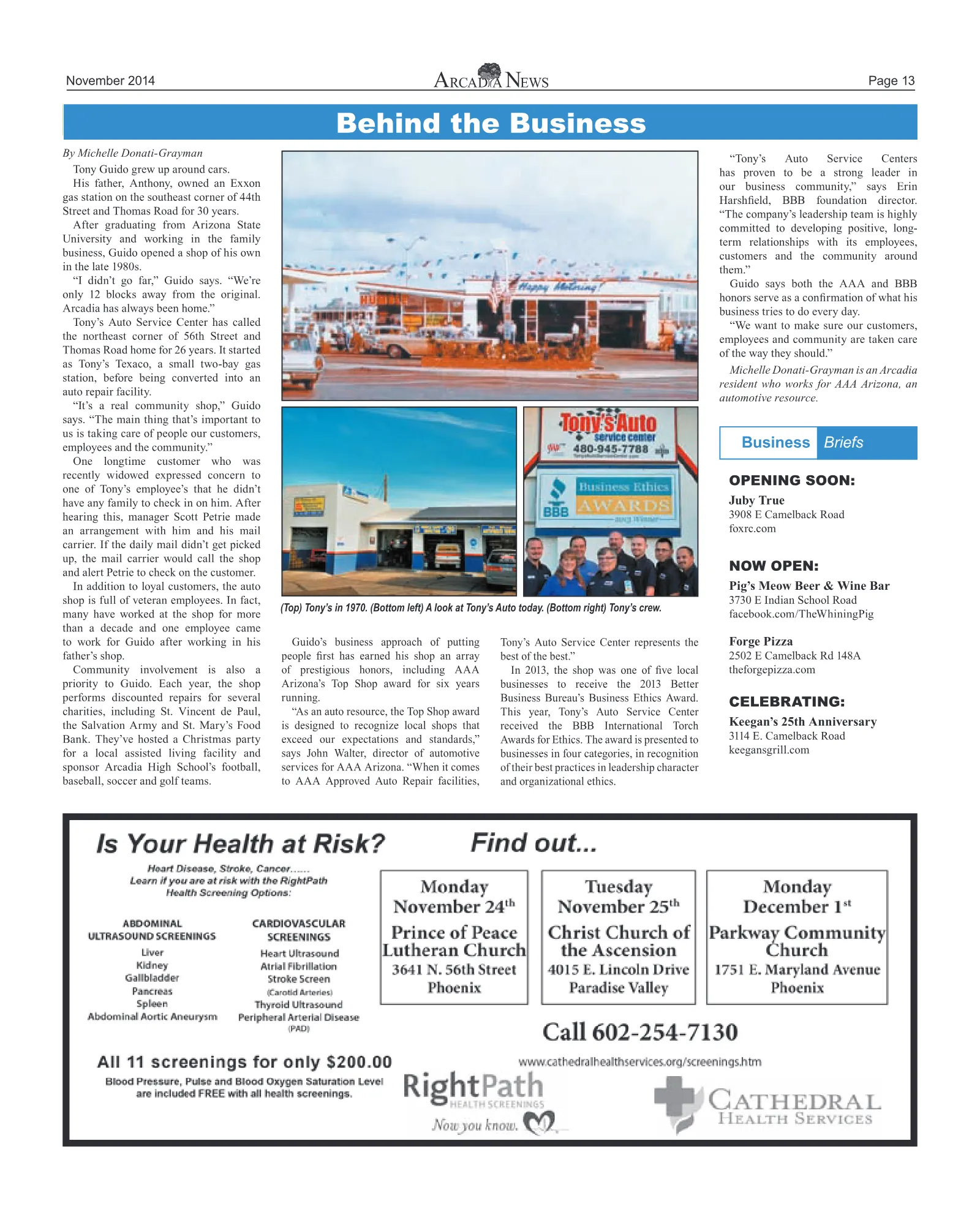 November 2014, page 13
