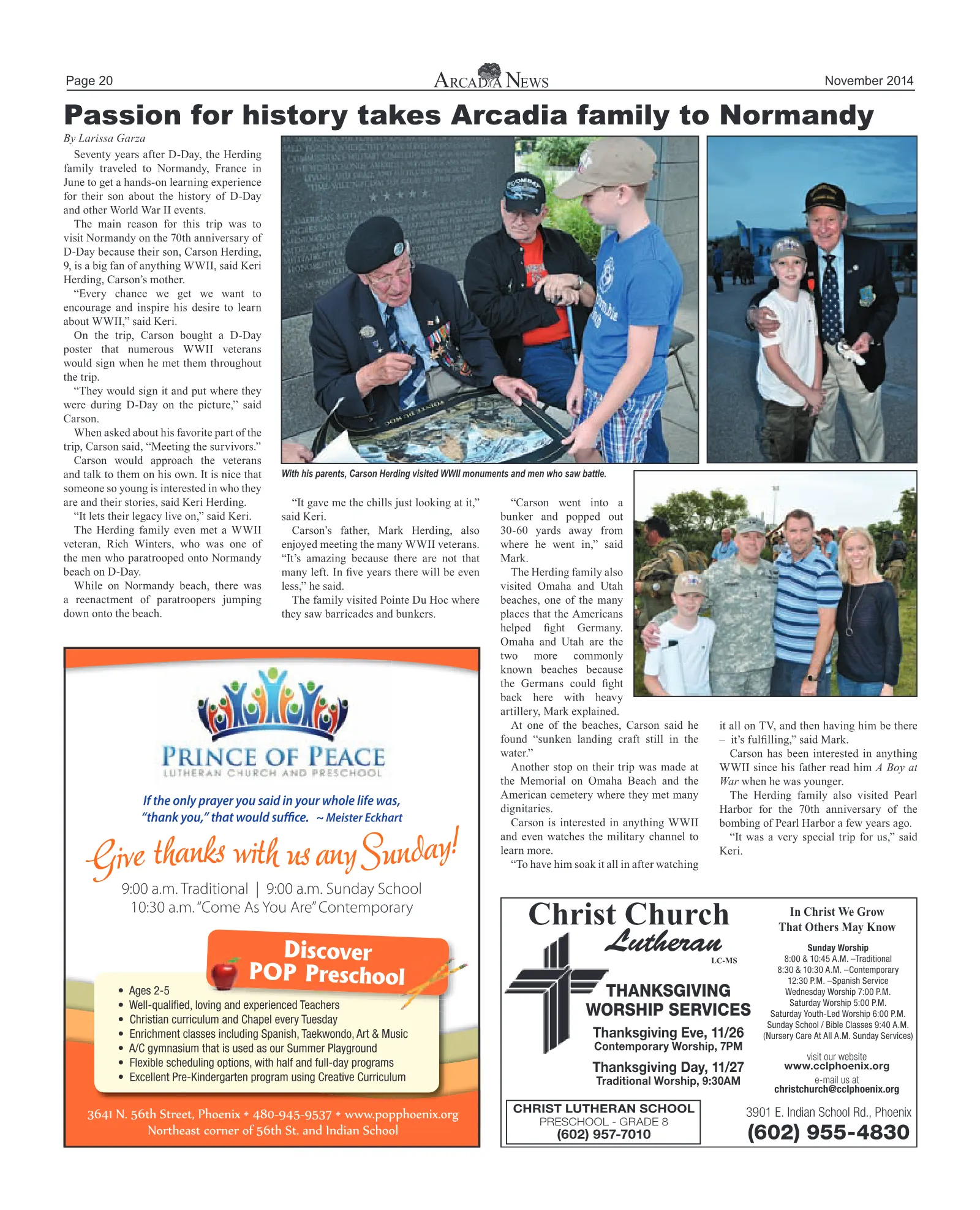 November 2014, page 20