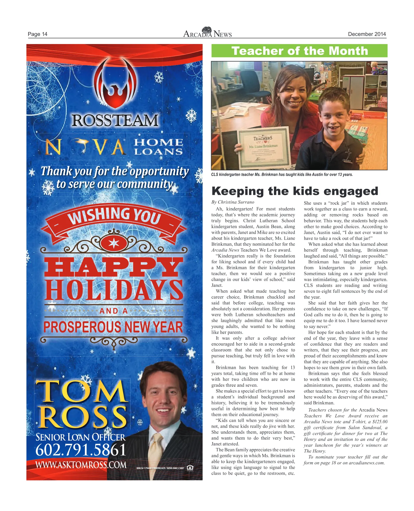 December 2014, page 14