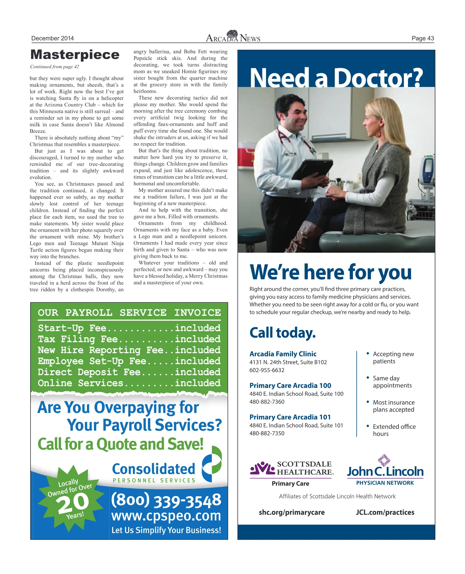 December 2014, page 43