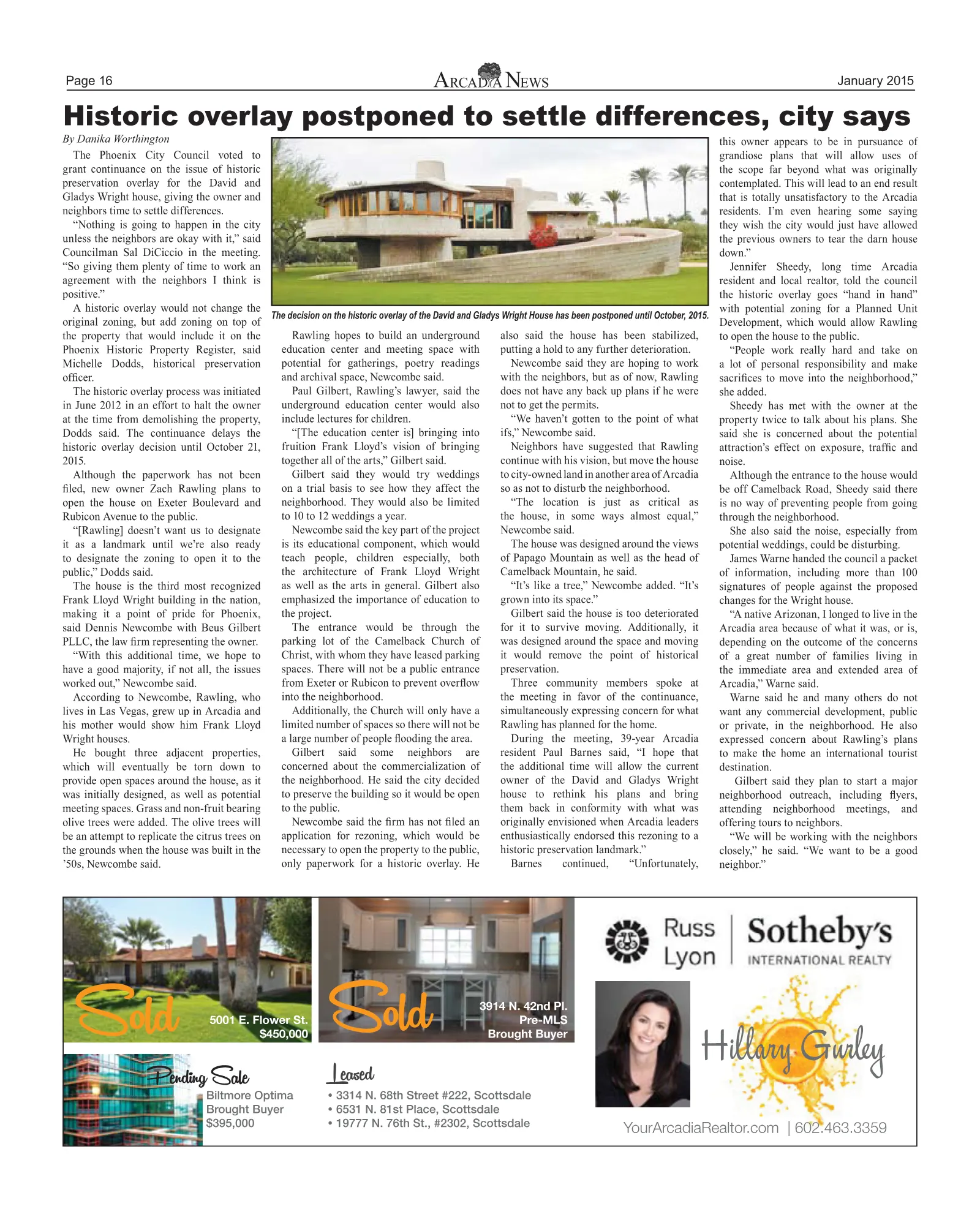 January 2015, page 16