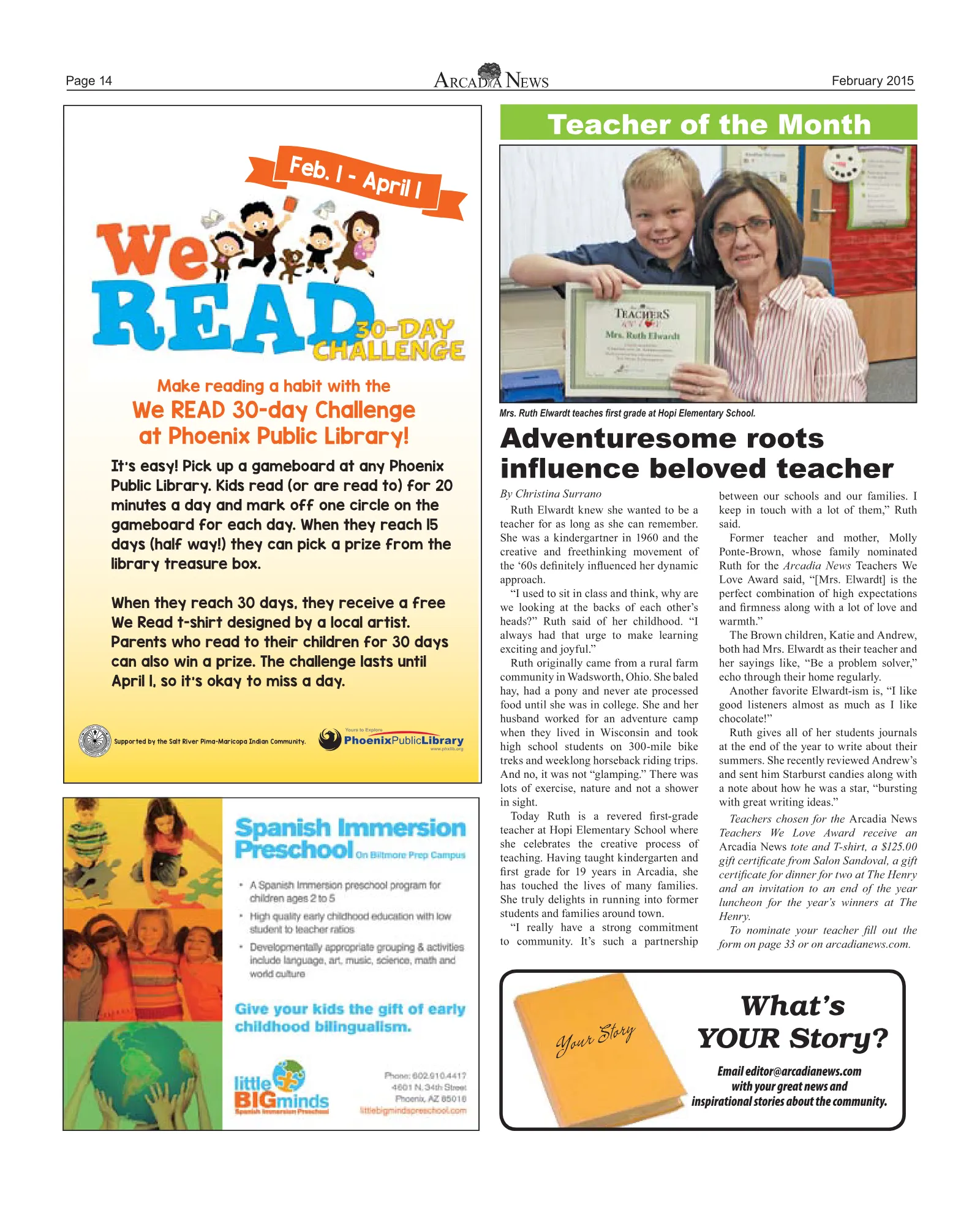February 2015, page 14