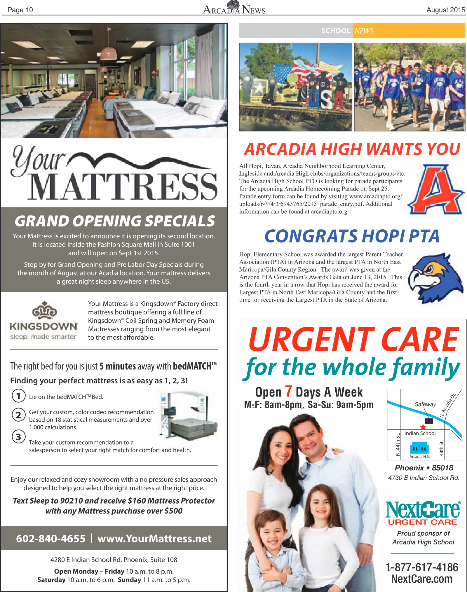 August 2015, page 10