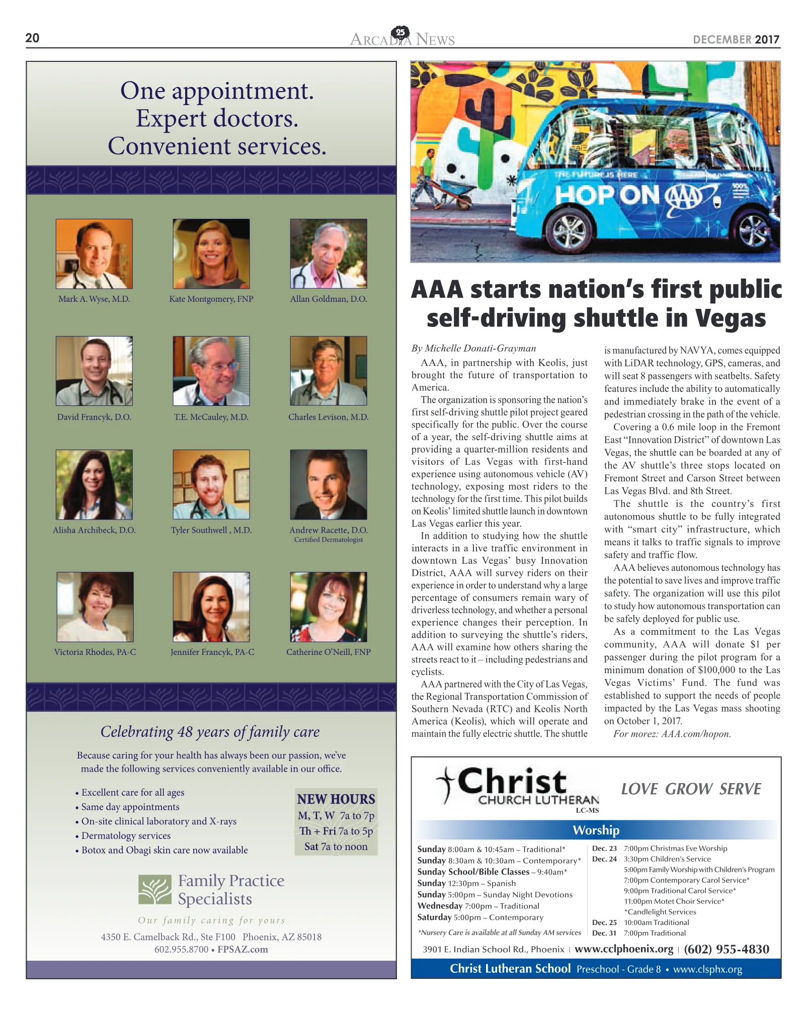 December 2017, page 20