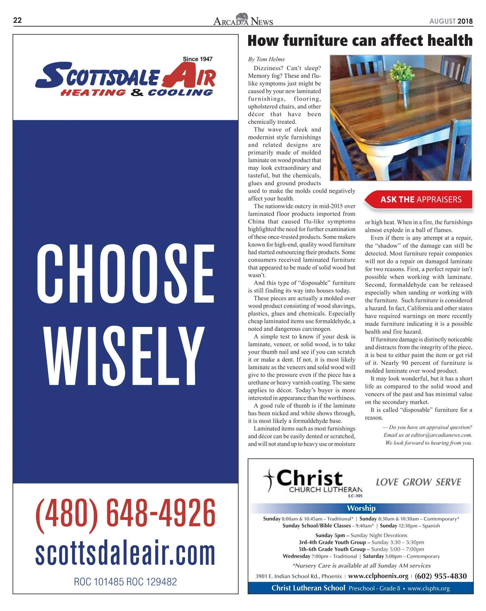 August 2018, page 22