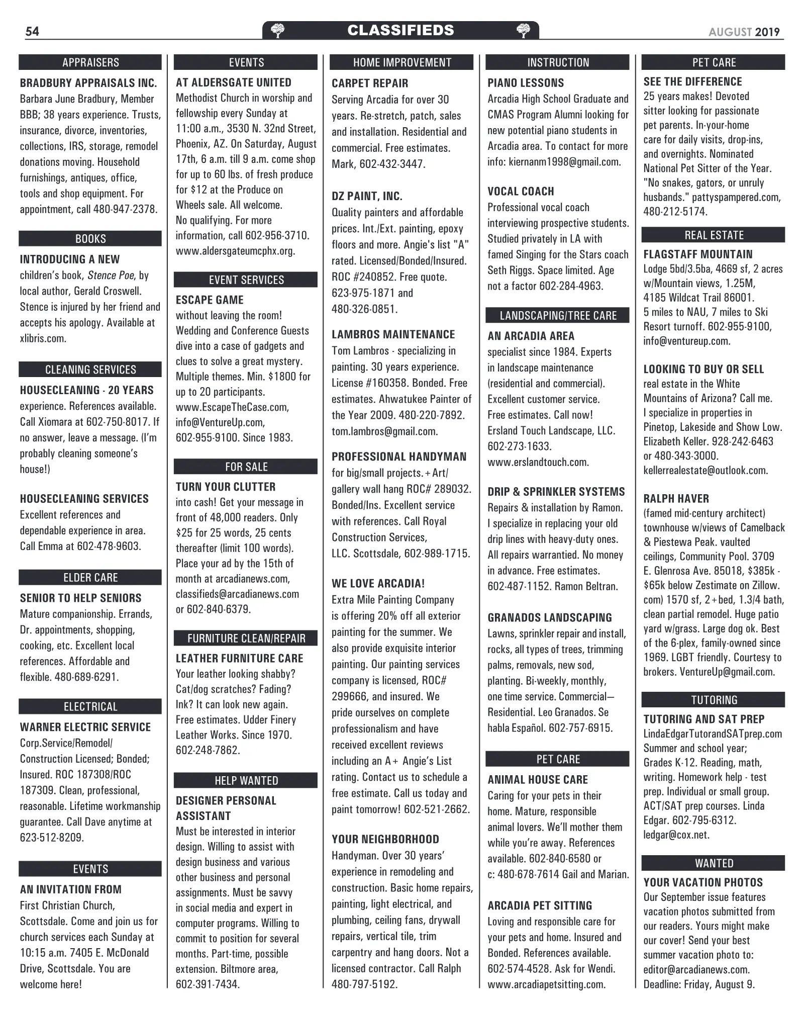 August 2019, page 54