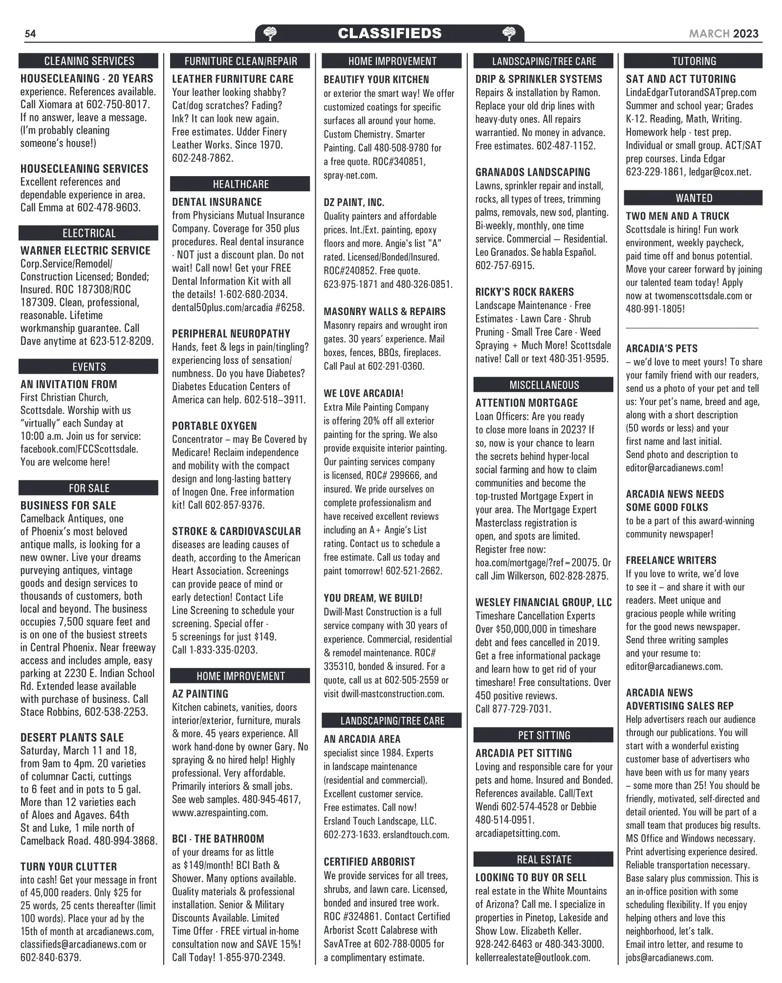 March 2023, page 54