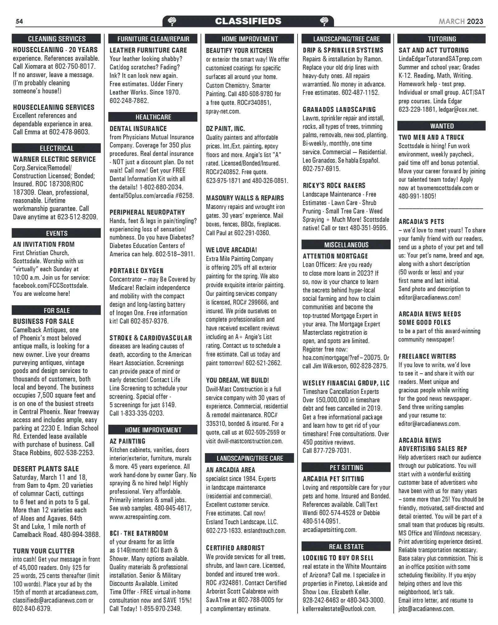 March 2023, page 54