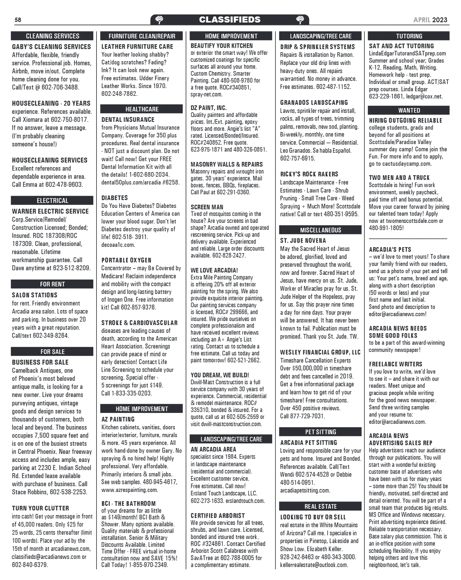 April 2023, page 58