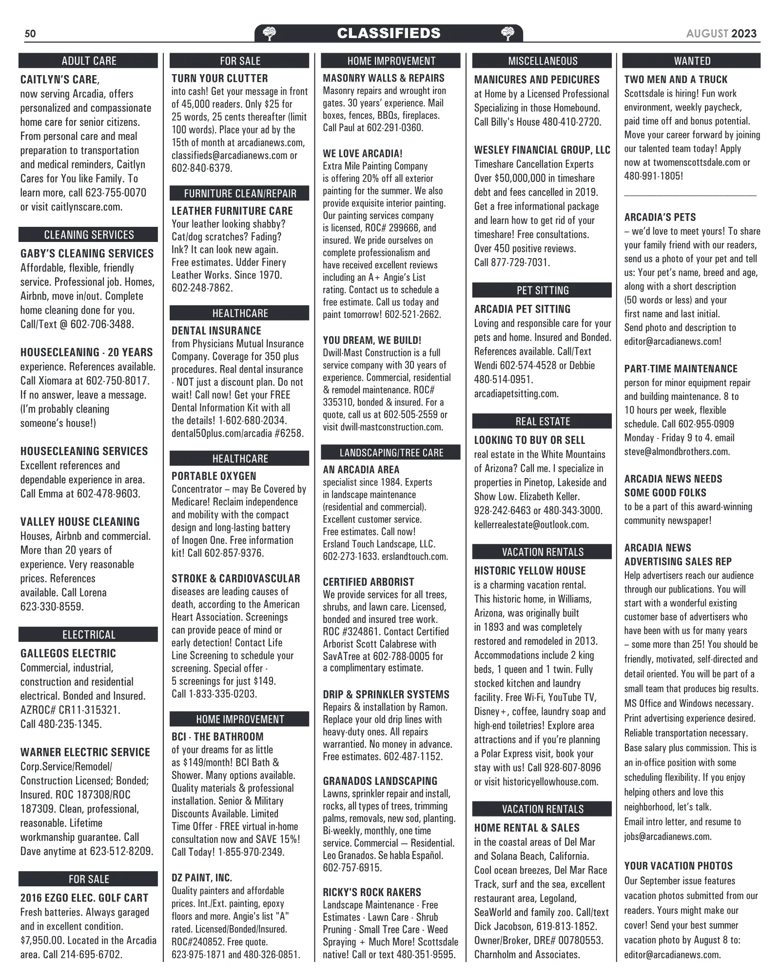 August 2023, page 50
