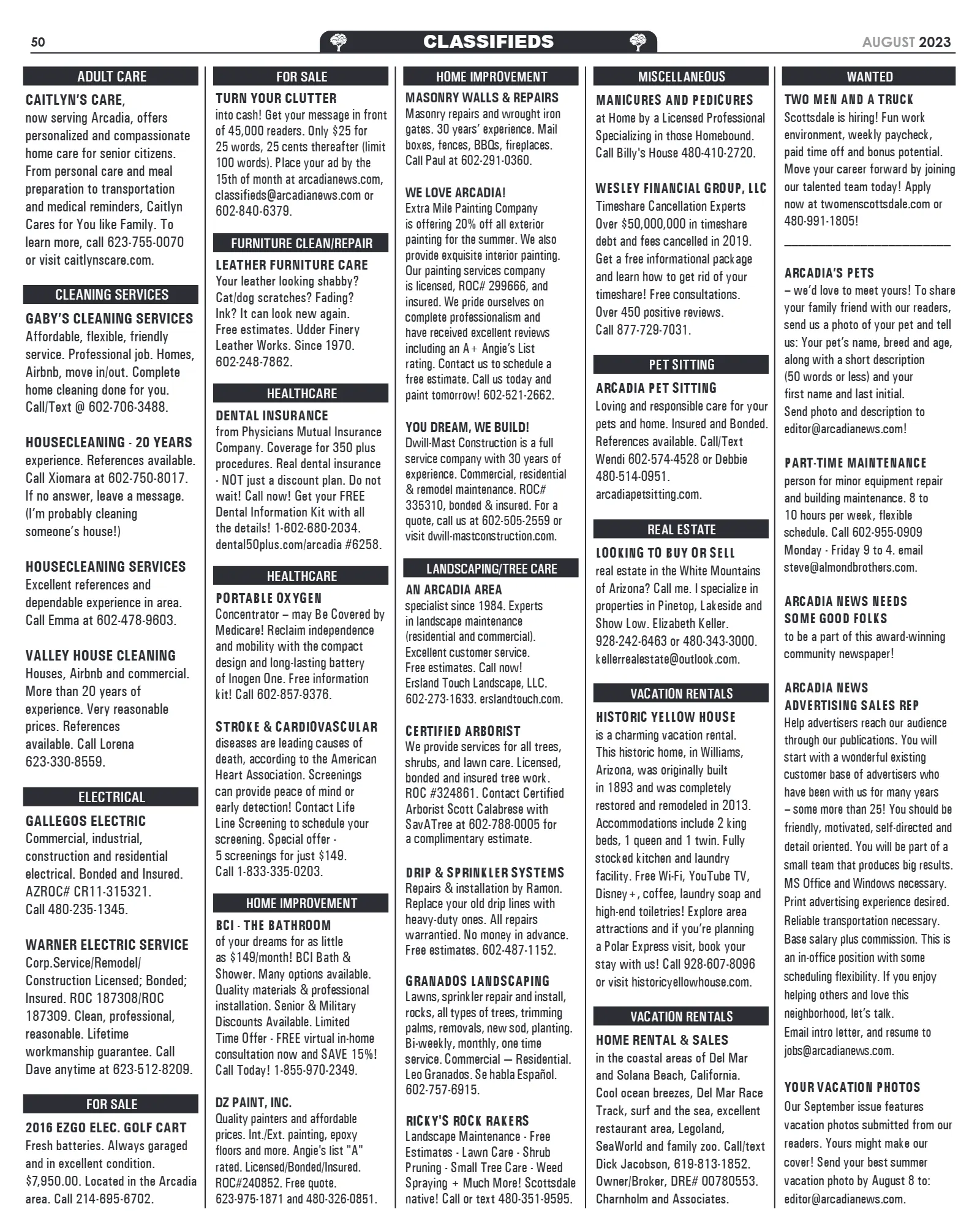 August 2023, page 50